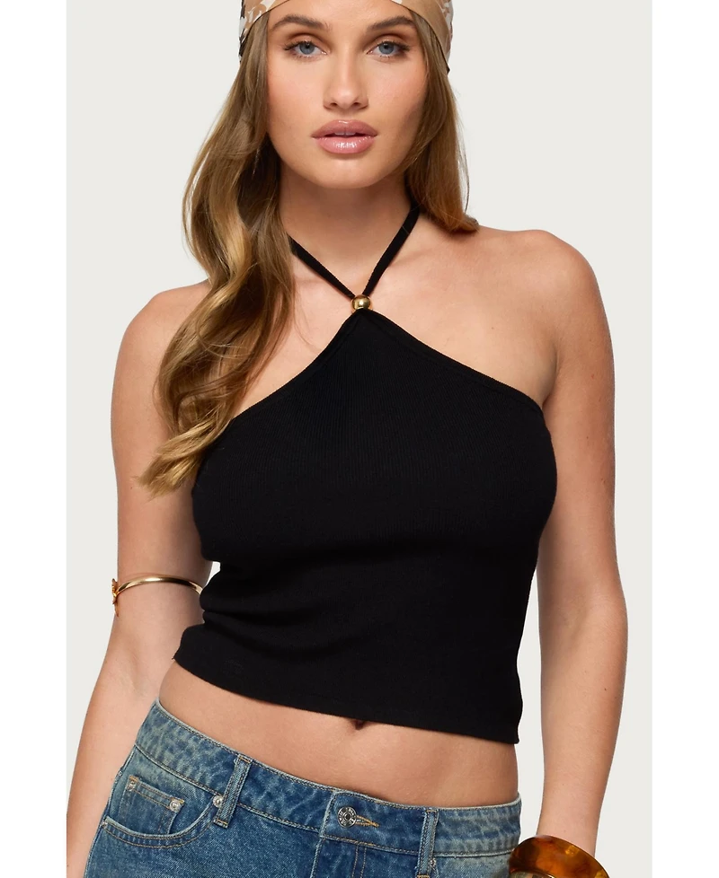 Edikted Women's Hollis Knit Halter Top