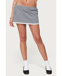 Edikted Women's Paige Gingham Mini Skort