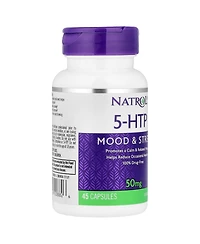 Natrol Mood & Stress 5-htp 50mg, Dietary Supplement Helps Support a Balanced Mood, 45