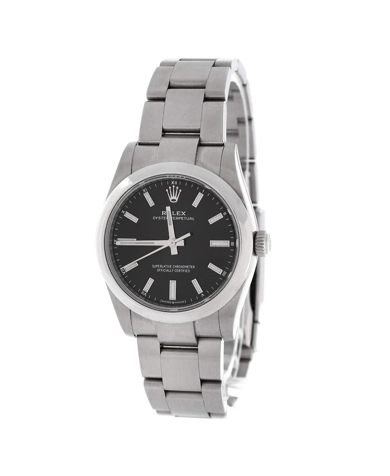 Pre-Owned Rolex Oyster Perpetual Automatic Watch in Stainless Steel 34mm