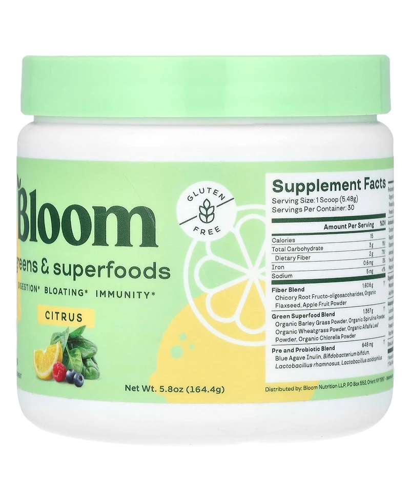 Bloom Greens & Superfoods Citrus