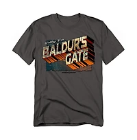 Logovision Men's Dungeons And Dragonsbaldurs Gate T-Shirt