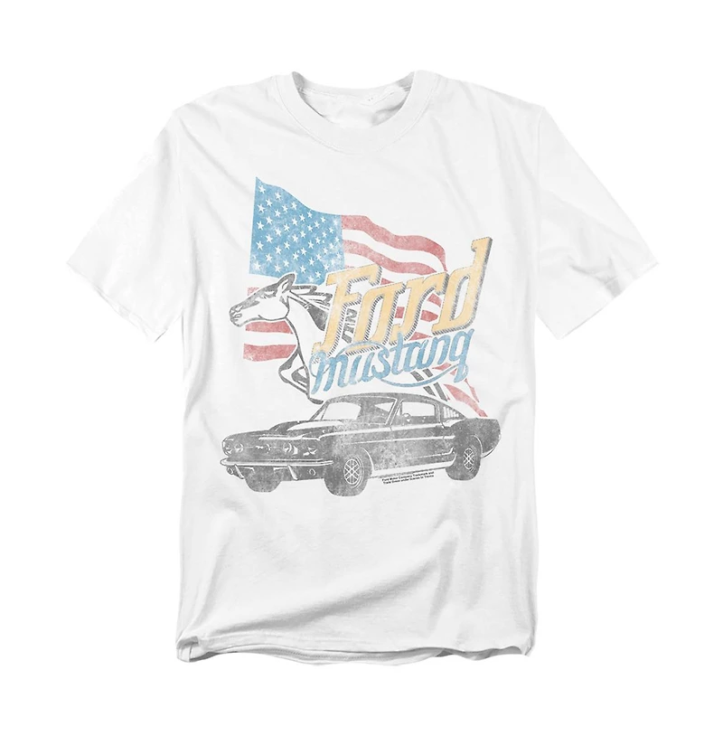 Logovision Men's Mustang Usa T-Shirt
