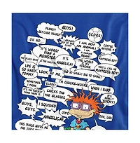 Logovision Men's Rugrats Chucky Famous Quotes Overload T-Shirt