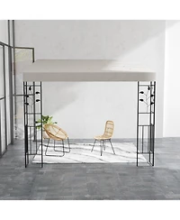 Outsunny 10' x 10' Outdoor Pergola Canopy, Metal Patio Canopy,