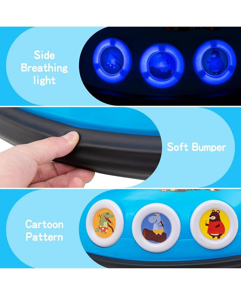 Akiudex 12V Bumper Car Ride On Toy with Music Lights and Remote Control
