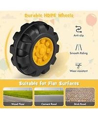 Kids Ride-On Bulldozer Toy Play Truck with Adjustable Bucket for Ages 3+ Years