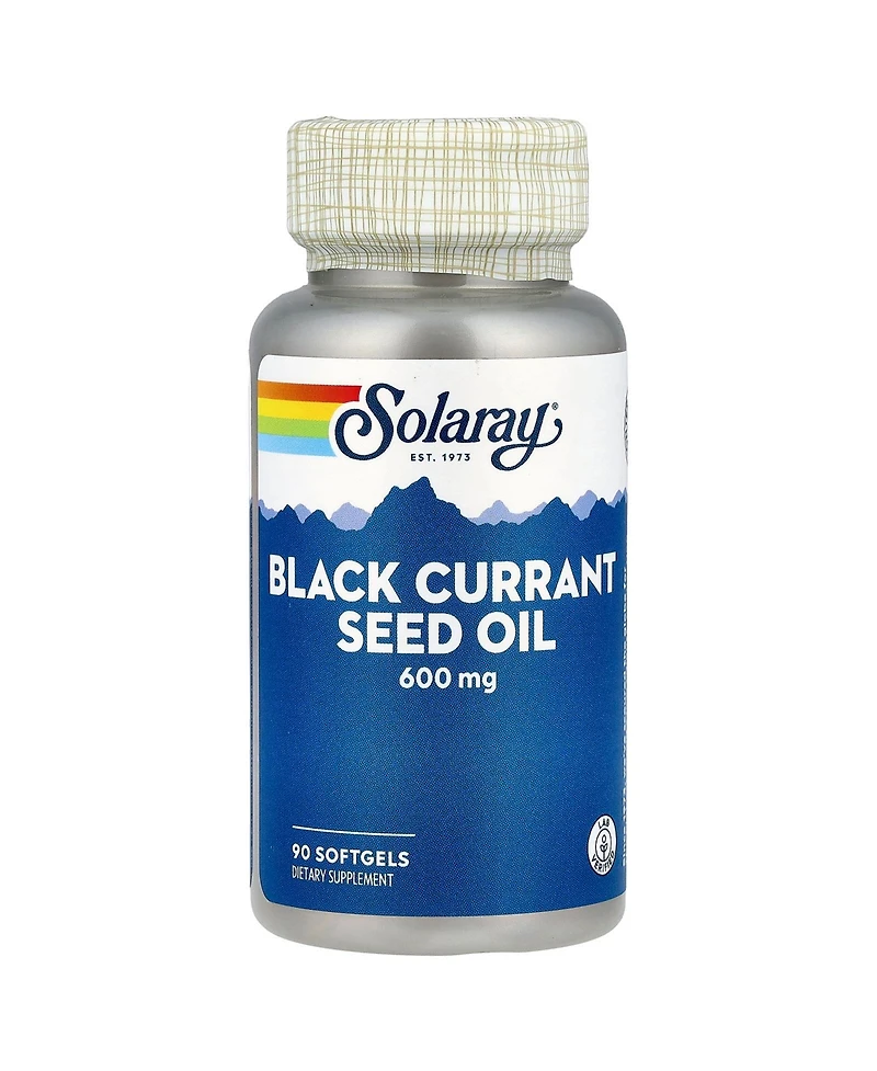 Solaray Black Currant Seed Oil 600 mg - 90 Softgels
