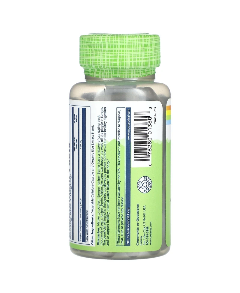 Solaray True Herbs Juniper 450 mg