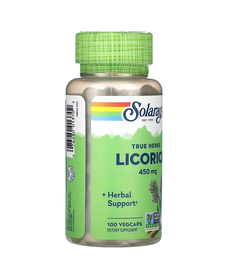 Solaray True Herbs Licorice 450 mg