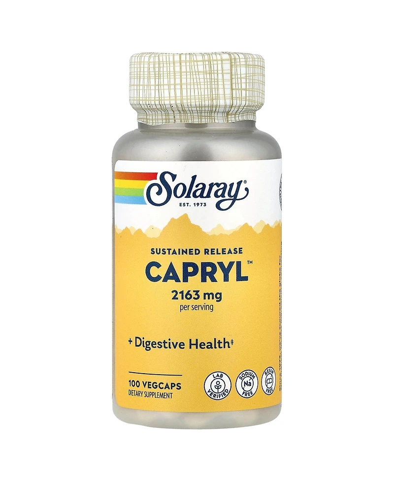 Solaray Capryl - 100 VegCaps