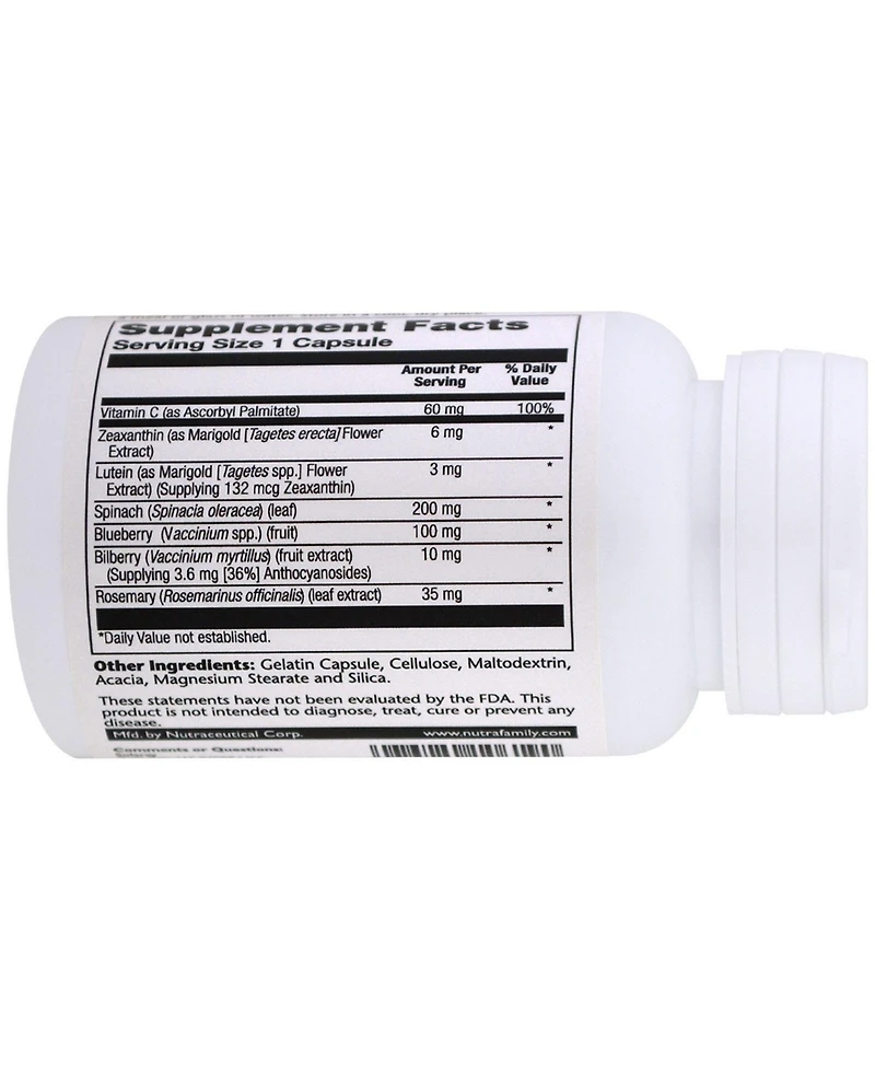 Solaray Ultra Zeaxanthin Eye Health Formula + Lutein