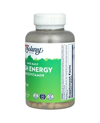 Solaray Once Daily High Energy Multivitamin Iron Free - 120 VegCaps