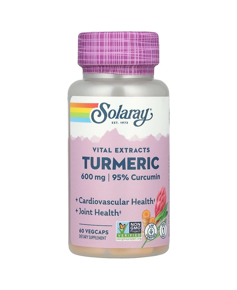 Solaray Vital Extracts Turmeric 600 mg - 60 VegCaps