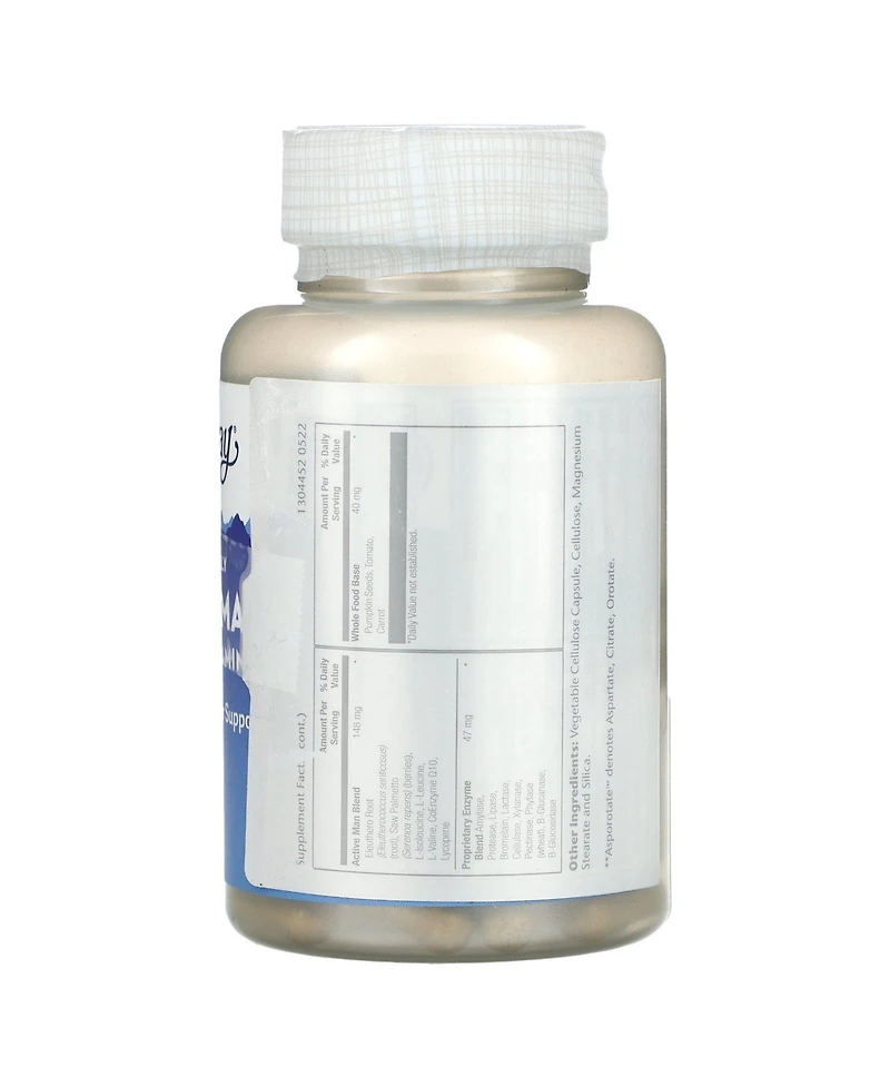 Solaray Once Daily Active Man Multivitamin - 90 VegCaps