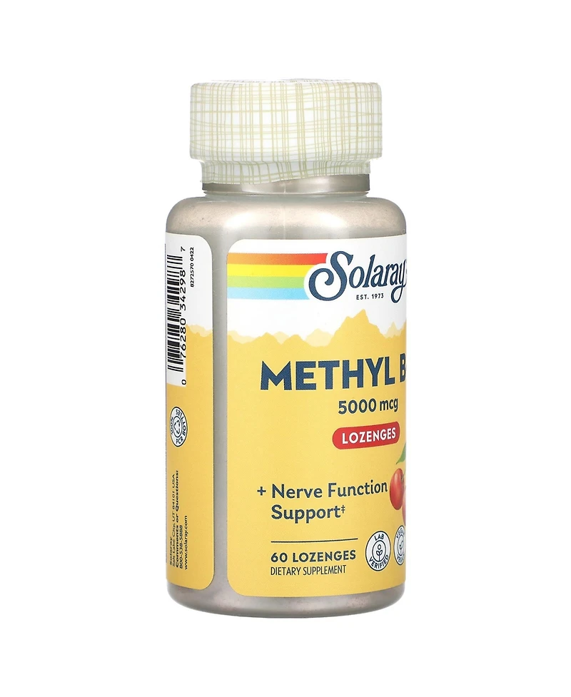 Solaray Methyl B-12 Natural Cherry 5 000 mcg
