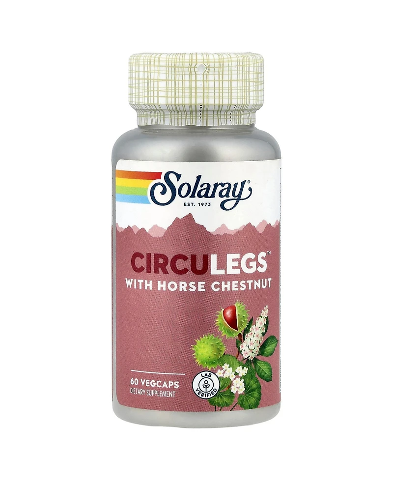 Solaray CircuLegs with Horse Chestnut - 60 VegCaps