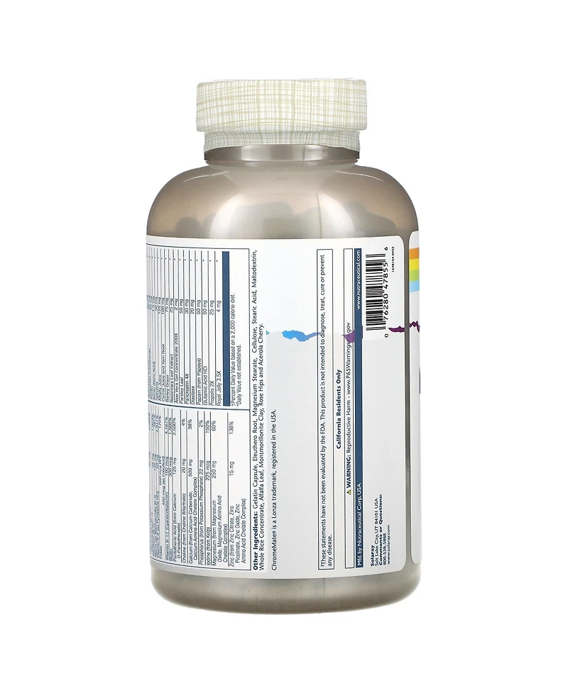 Solaray Spectro Multivitamin Iron Free - 360 Capsules