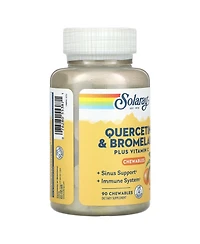 Solaray Quercetin & Bromelain Plus Vitamin C Chewables Natural Orange