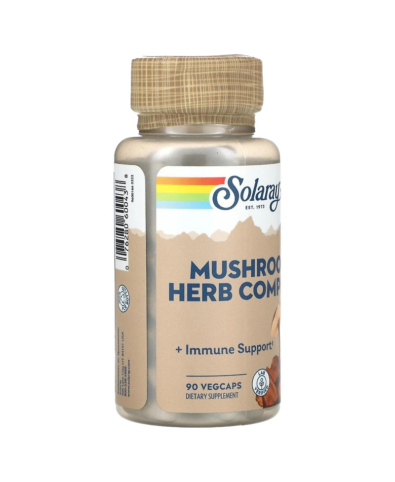 Solaray Mushroom Complete 8-90 Vegetarian Capsules