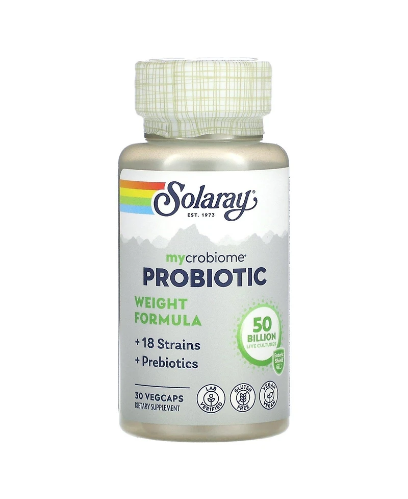 Solaray Mycrobiome Probiotic Weight Formula 50 Billion