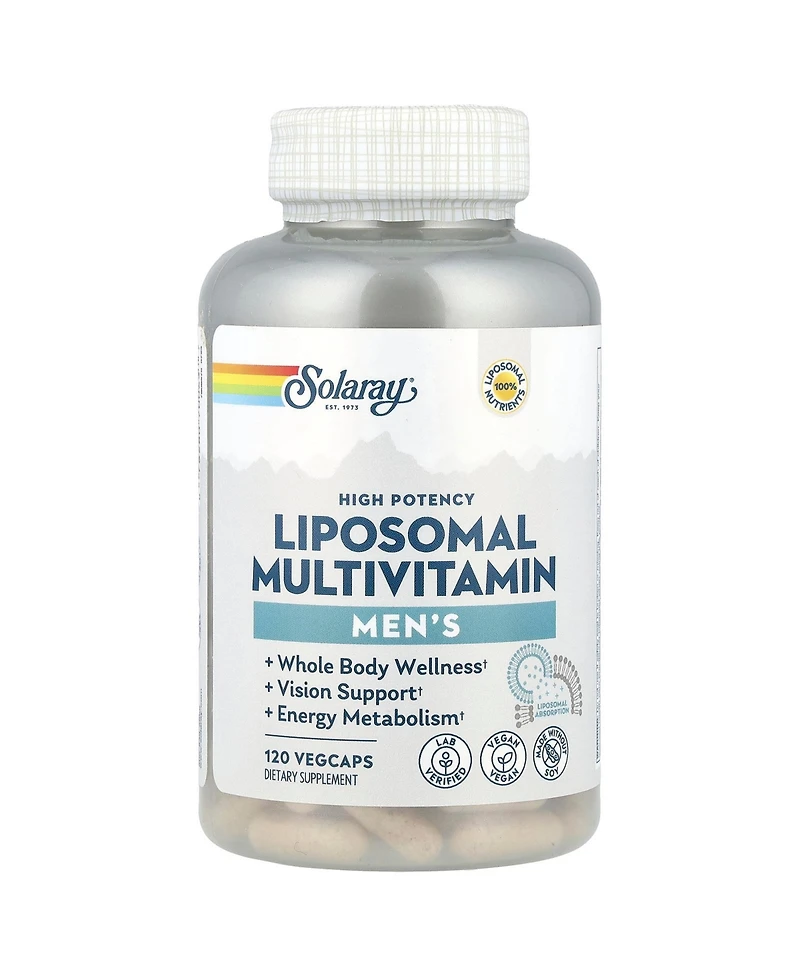 Solaray Men's Liposomal Multivitamin High Potency