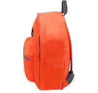 Basic Backpack, Tangerine, One Size