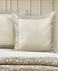 J Queen New York Amaretto Jacquard Sham, European