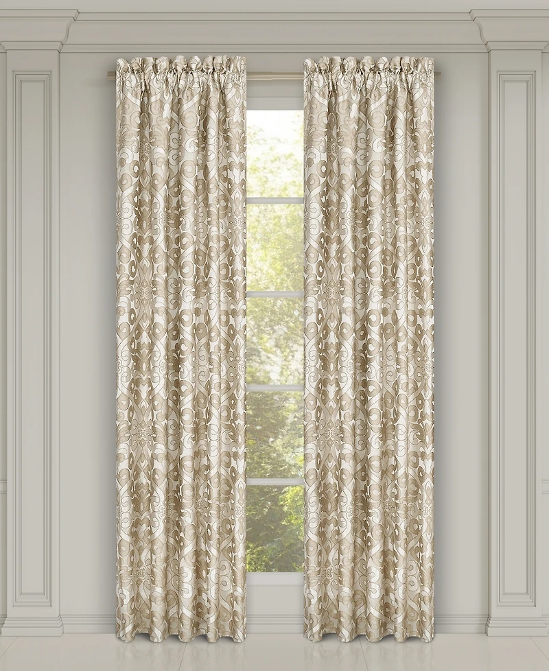 J Queen New York Amaretto Window Panel Pair