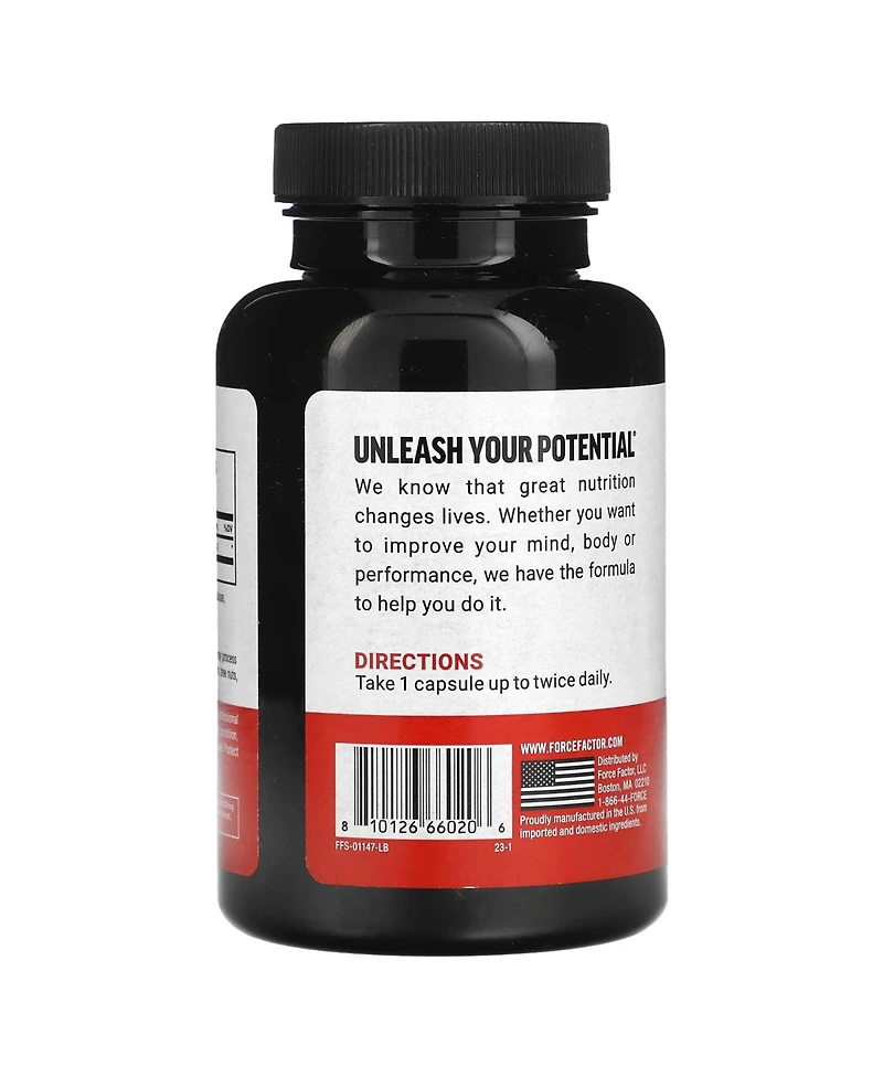 Force Factor Acetyl L-Carnitine 500 mg