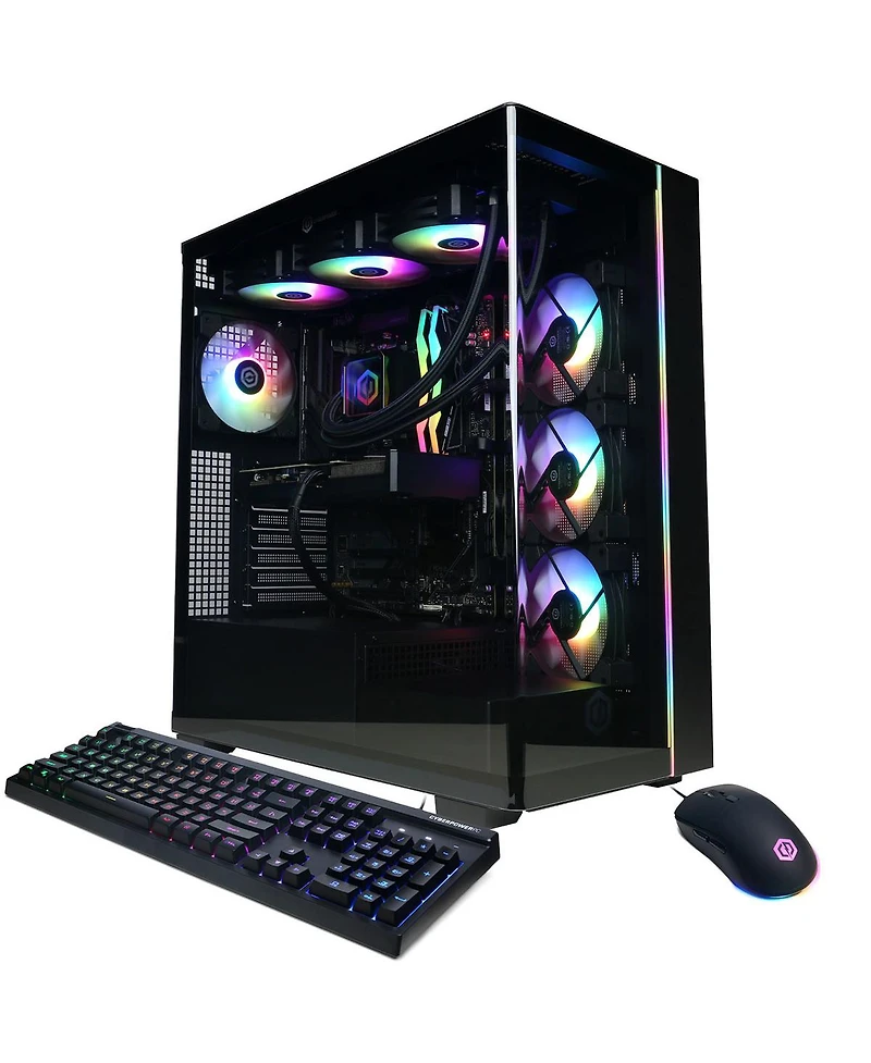 CyberPowerPC Gamer Supreme Liquid Cooled Gaming Desktop Computer, Amd Ryzen 9 9900X3D 4.4GHz, 32GB Ram, 2TB Ssd, Nvidia GeForce Rtx 5070 12GB, Windows