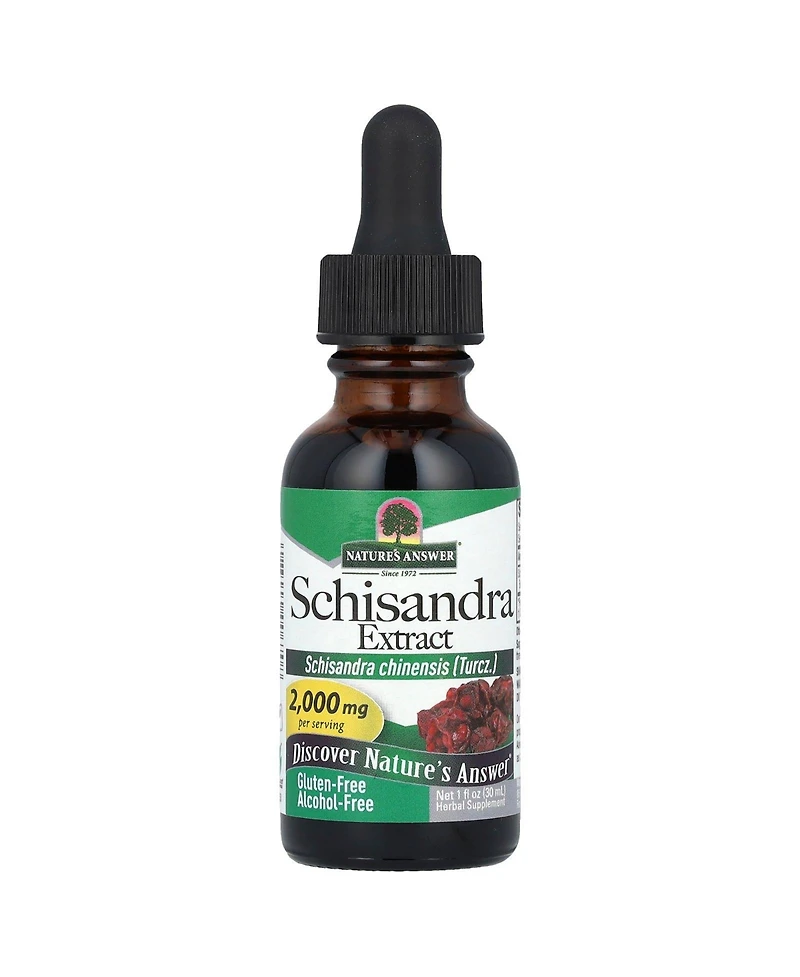 Nature's Answer Schisandra Extract Alcohol-Free 2 000 mg - 1 fl oz (30 ml)