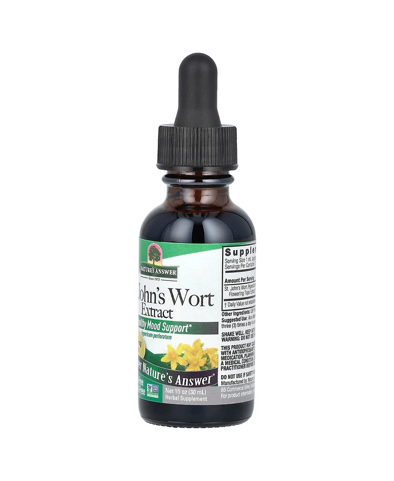 Nature's Answer St. John's Wort Extract Alcohol-Free 1 000 mg - 1 fl oz (30 ml)