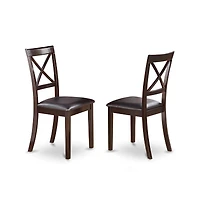 East West Furniture 3 Pc Kitchen Table-Kitchen Table and 2 Dining Chairs