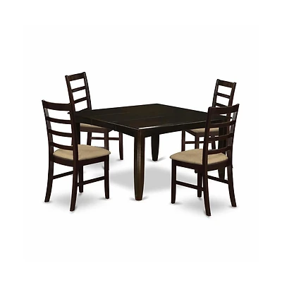 East West Furniture 5 Pc Dining room set-Table and 4 Kitchen Chairs.