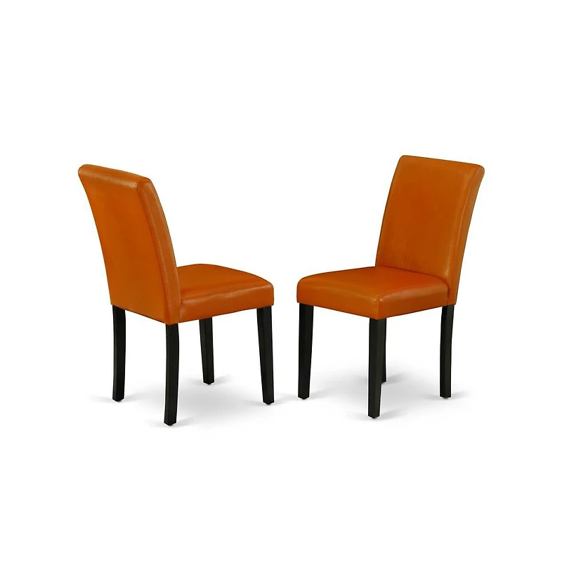East West Furniture Dining Room Set Black
