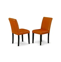 East West Furniture Dining Room Set Black