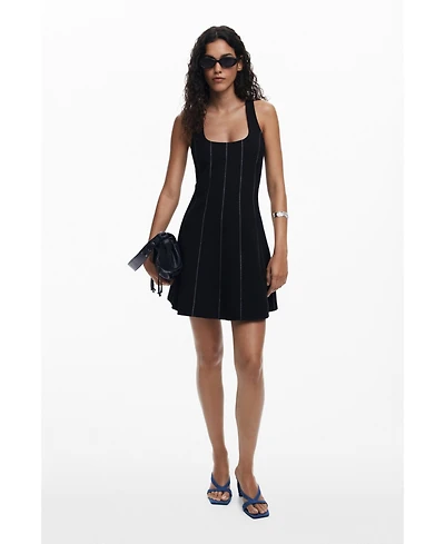 Desigual Women's Short dress with panels