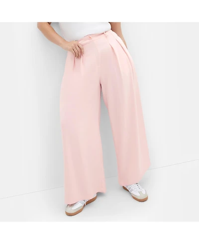 City Chic Women's Abbie Wide Leg Pant