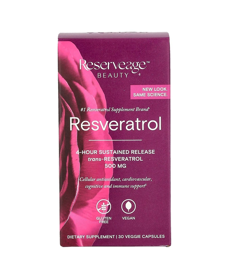 Reserveage Beauty Resveratrol -Resveratrol 500 mg