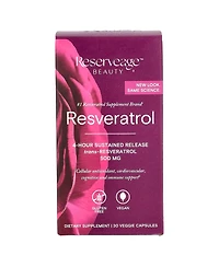 Reserveage Beauty Resveratrol -Resveratrol 500 mg