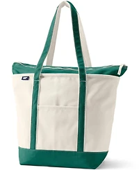 Lands' End 4 Pack Canvas Pocket Tote Bundle