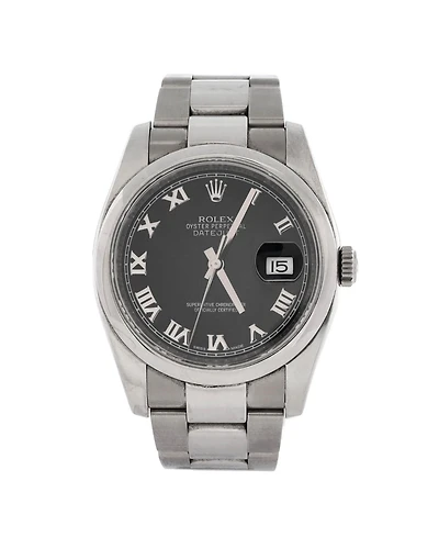Pre-Owned Rolex Oyster Perpetual Datejust Automatic Watch in Stainless Steel 36mm