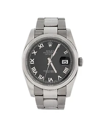 Pre-Owned Rolex Oyster Perpetual Datejust Automatic Watch in Stainless Steel 36mm