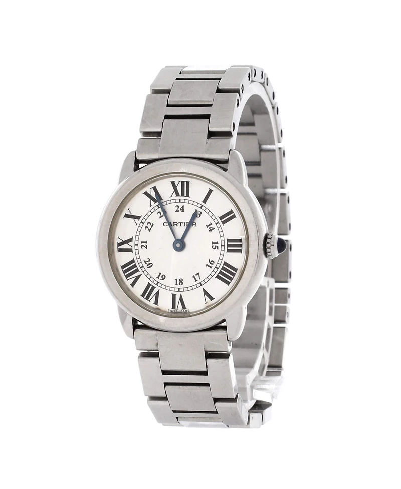 Pre-Owned Cartier Ronde Solo de Cartier Quartz Watch in Stainless Steel 29mm