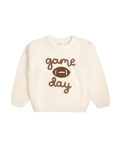 Sweet Wink Toddler Girls Game Day Knit Sweater