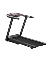 4.75HP Folding Treadmill with Preset Programs and Touch Screen Control