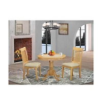 East West Furniture Dining Room Set Oak