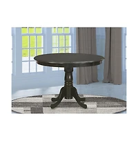 East West Furniture Dining Room Set Cappuccino
