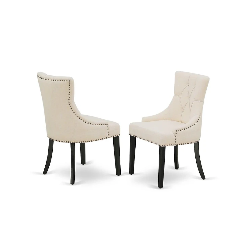 East West Furniture Dining Room Set Black